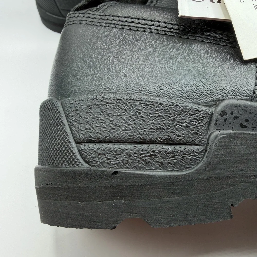 Rocky 6129 Navy Boots 4.5W Unisex Steel Toe Made in USA Vibram Sole NEW WITH TAG
